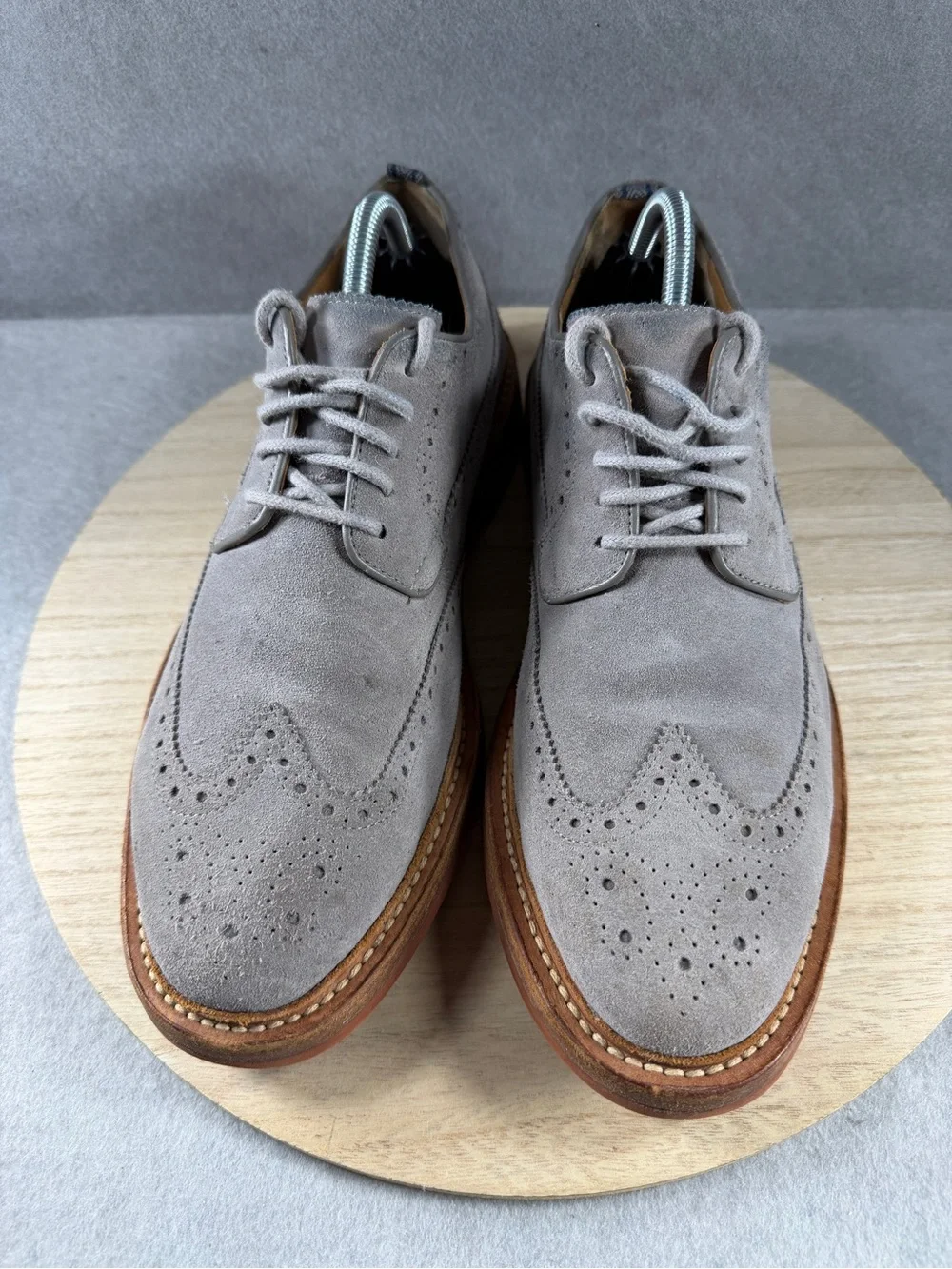 Cole Haan x Todd Snyder Suede Wingtip Shoes C14253 Men's Size 10.5 M
